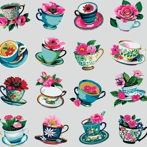 Teacups and Flowers!