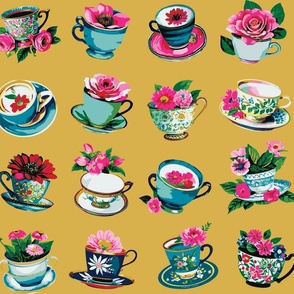 Teacups and Flowers!