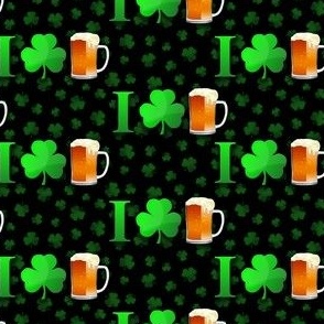  I Love Irish Beer Saint Patricks Day