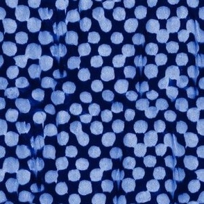 paint dot checkerboard - blue on deep royal blue