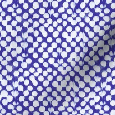 paint dot checkerboard - white on blue-violet