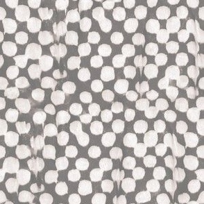 paint dot checkerboard - white on warm grey