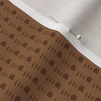 Hand-Drawn Lines and Block in Brown and Tan 2