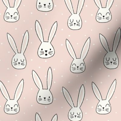 Bunny Faces on Blush