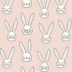 Bunny Faces on Blush