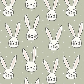 Bunny Faces on Sage