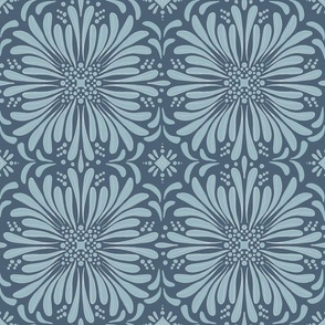 English Channel Blue Artisan Tile