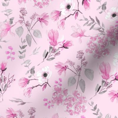 Romantic Floral Pink Pattern