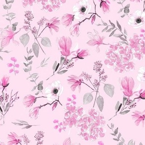 Romantic Floral Pink Pattern