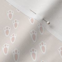 Small / Bunny Paw Print Tracks - Easter, Spring