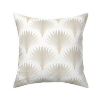 Art Deco Dianthus warm calm neutral linen gray medium 6 wallpaper scale by Pippa Shaw