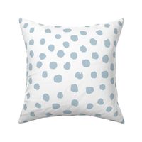 MEDIUM nursery dots fabric - blue