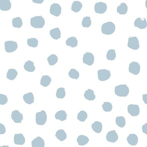 MEDIUM nursery dots fabric - blue