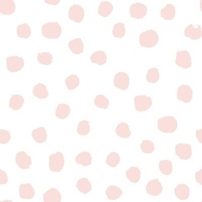 SMALL nursery dots fabric -  pink