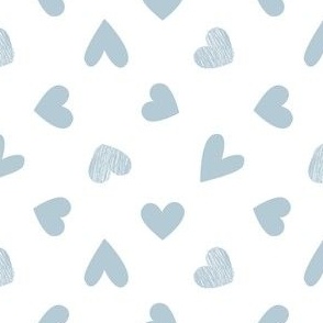 MINI baby heart fabric - love fabric, baby nursery baby shower design gender reveal
