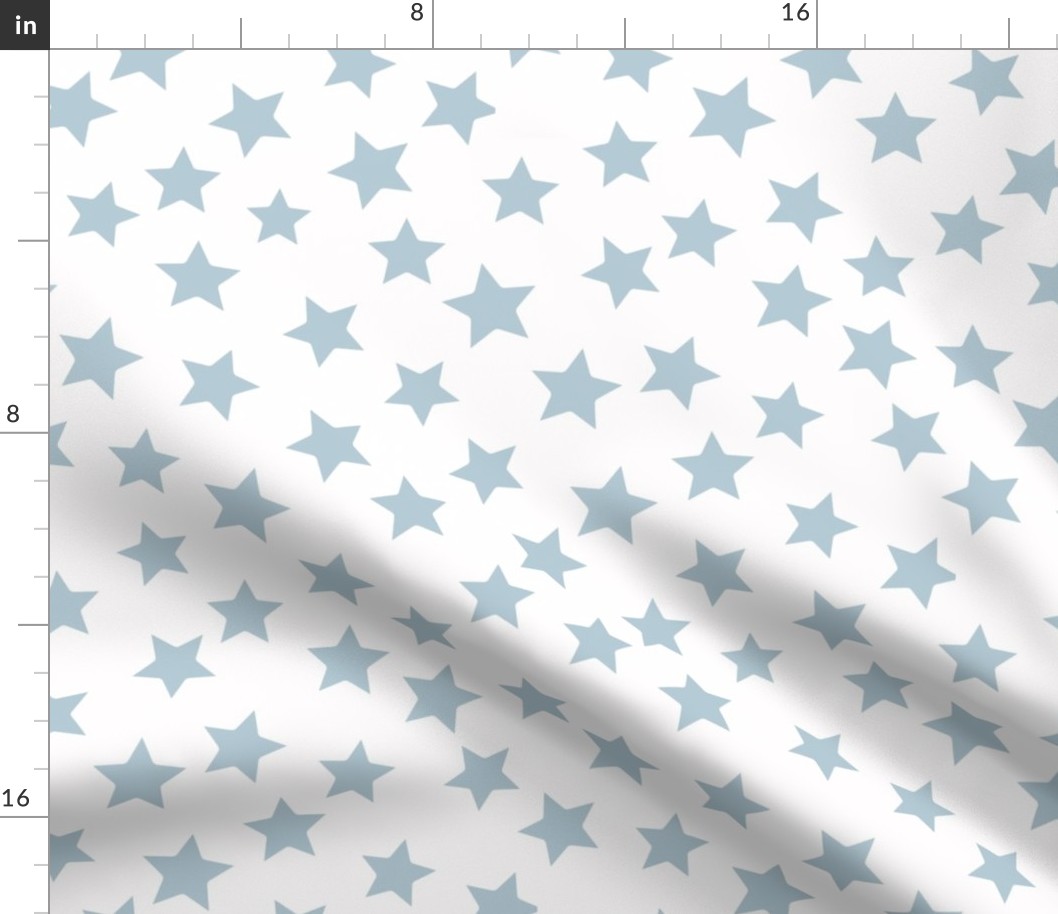 LARGE stars fabric - baby girl, baby boy, gender reveal, nursery baby shower fabric