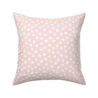 SMALL baby girl stars fabric - baby girl, pink nursery, cute, minimal girls stars fabric