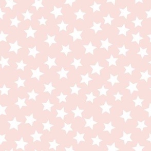 SMALL baby girl stars fabric - baby girl, pink nursery, cute, minimal girls stars fabric