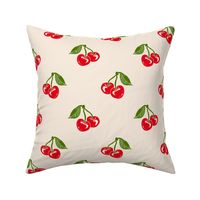 Sweet Little Cherries / Red Cherry Pattern / Simple Cherry Pattern 