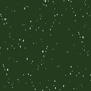 Snow Flurry Green Background