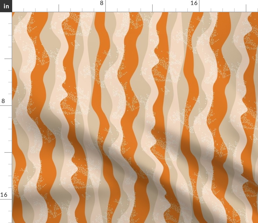 waves orange