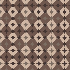 Earth Tone Diamonds Pattern