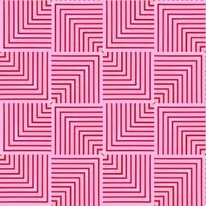 Red and Pink Squares