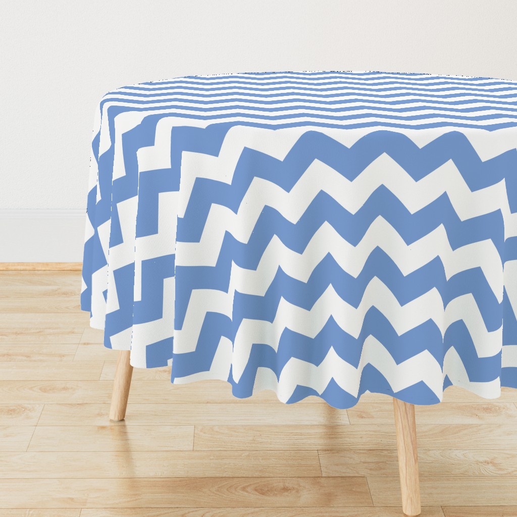 chevron lg cornflower blue