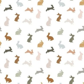 Small / Bunny Silhouette - Rabbit, Spring, Easter