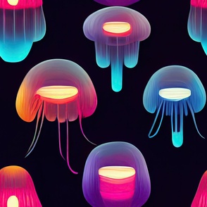 neon jellyfish ATL_304