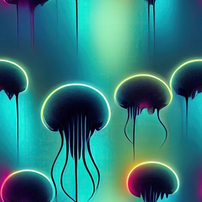 neon jellyfish ATL_307