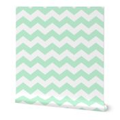 chevron lg ice mint green