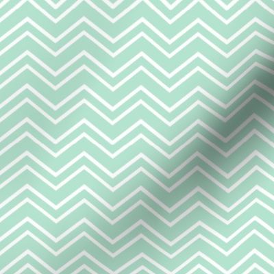 chevron no2 mint green