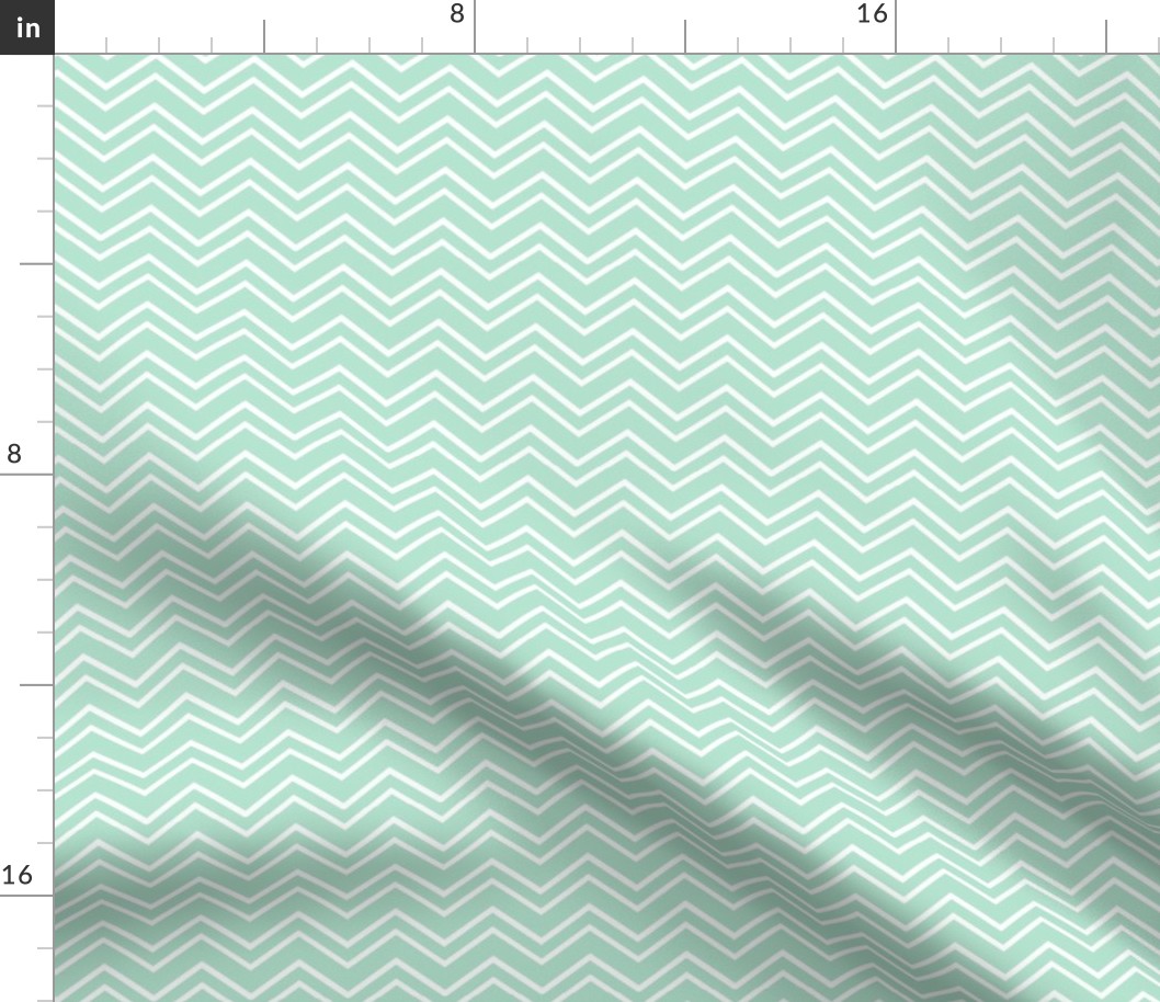 chevron no2 mint green