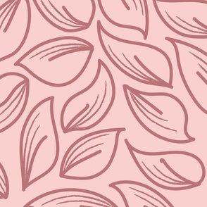 pinks leaves