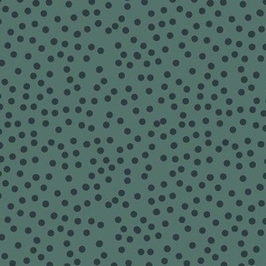 green and navy spots