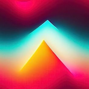 Abstract Peaks Neon ATL_412