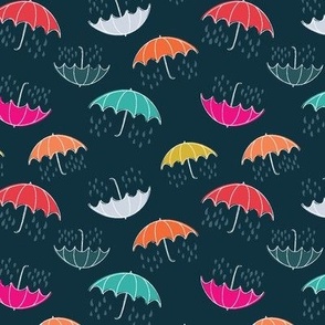 April Showers Bright Umbrellas (Small Scale)