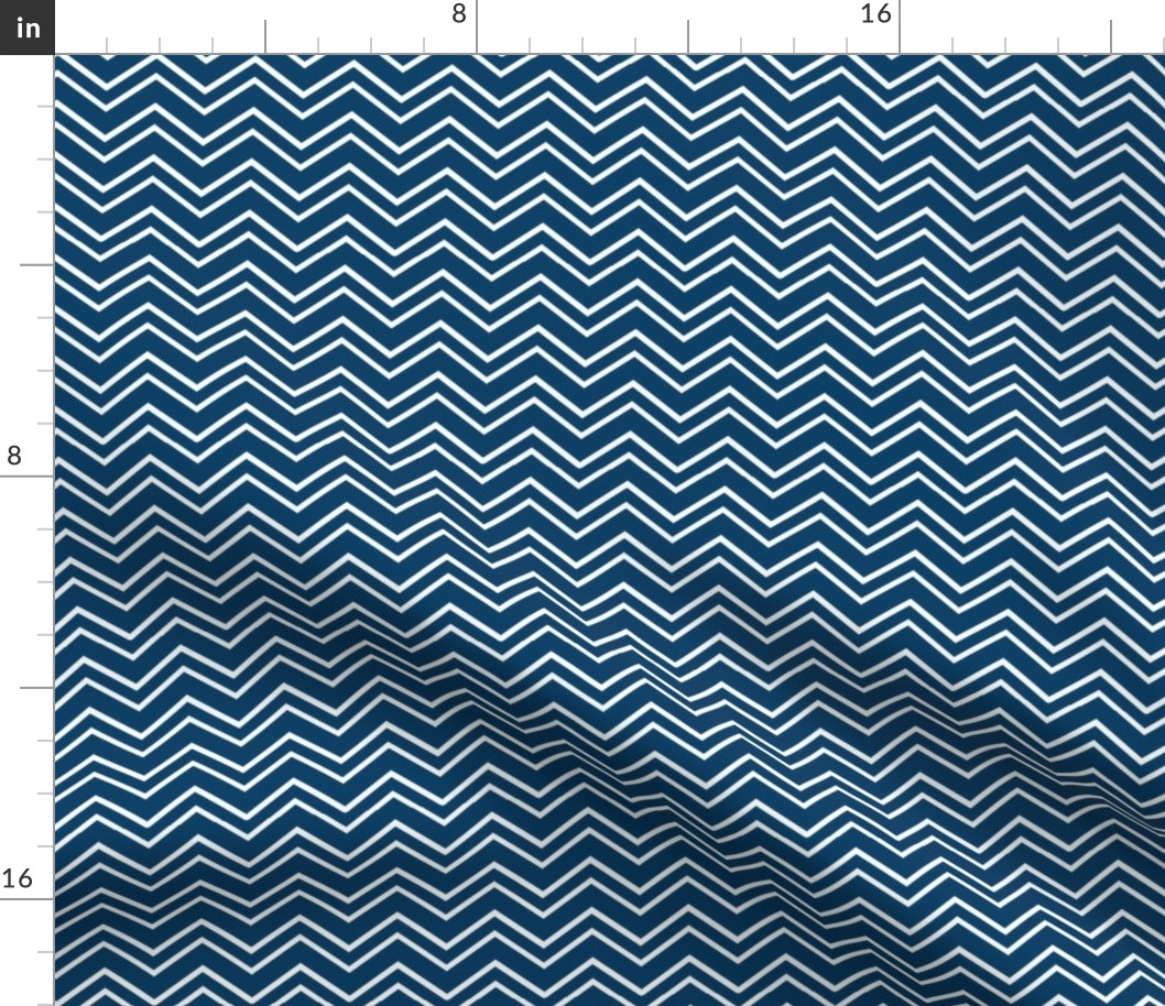 chevron no2 navy blue