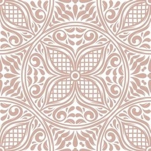 Talavera Tiles in Regency Pink and White