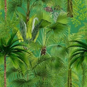 Tropical,jungle,exotic,palm trees