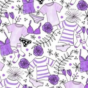 Ladies Laundry (Purple)