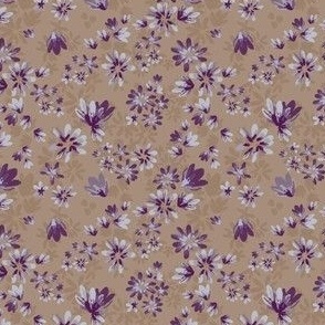 Victorian Cottagecore kitchen lilac earth tone floral  Medium