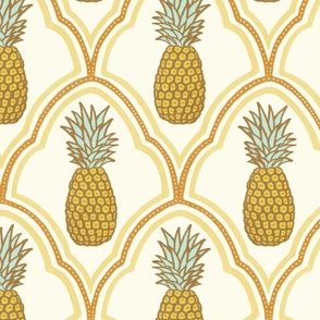 Classical Pineapple - Yellow (Large Scale)