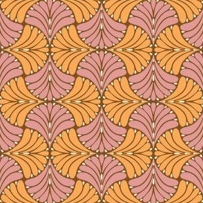 1920s-Abstract-Leaves---XS---brown-soft-orange-pink---TINY---450