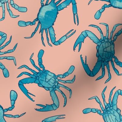 Blue Swimmer Crabs, pink