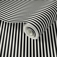 Stripe Binding - Black/Natural - 1/4"