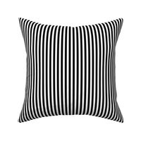 Stripe Binding - Black/White - 1/4"