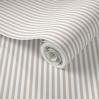 Stripe Binding - Beige/White - 1/4"