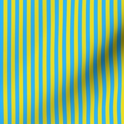Stripe Binding - Yellow/Blue - 1/4"